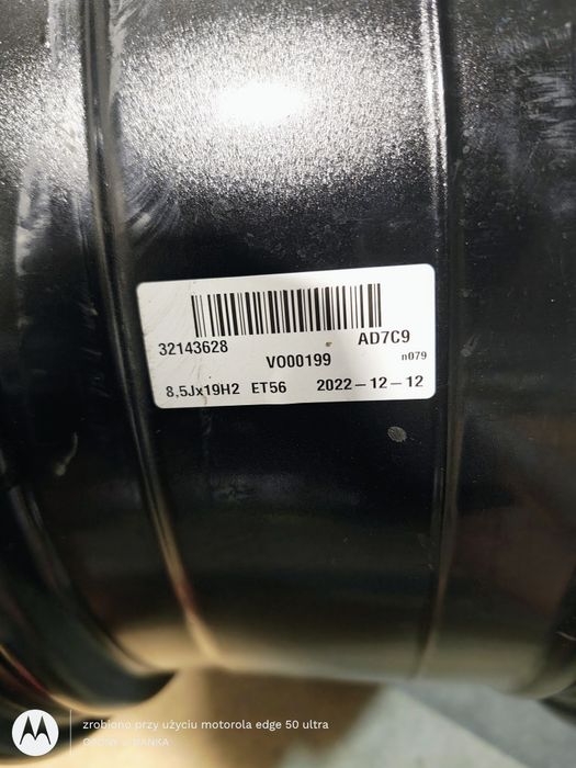 2xFelgi Aluminiowe Volvo 19" 8.5J ET56 5x108 | 32143628 | 2 szt.
