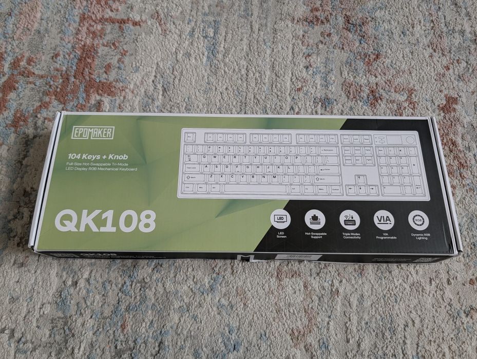 Teclado Mecânico Epomaker QK108
