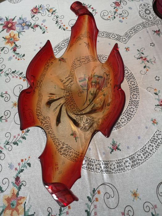 Lindo centro decorativo. Cristal, Moral San lambert