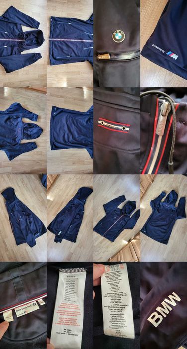 Kurtka BMW Motorsport Sofshell streetwear Rap y2k drill drip