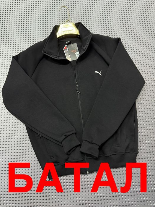 Кофта мужская на флисе в большом размере батал/супербатал puma,nike,new balance