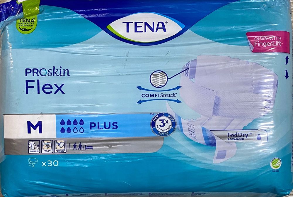 Підгузники, памперси, підгузки для дорослих TENA Slip Plus, M / TENA Flex Plus, M