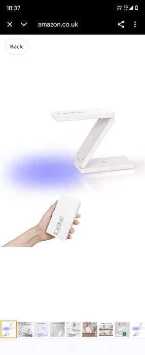 Lampa UV do paznokci składana