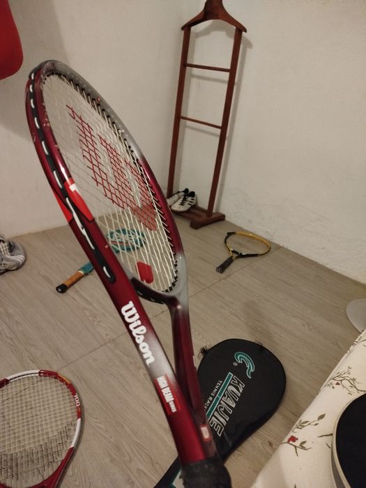 Conjunto raquetes de ténis