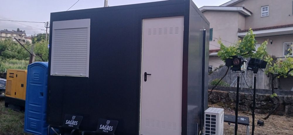 Roulote ambulante bar stand truss som dj wc