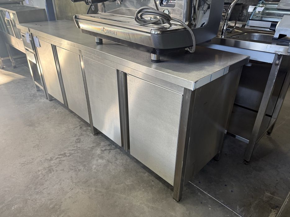 Escaparate em aço inox / bancada /armario /balcao