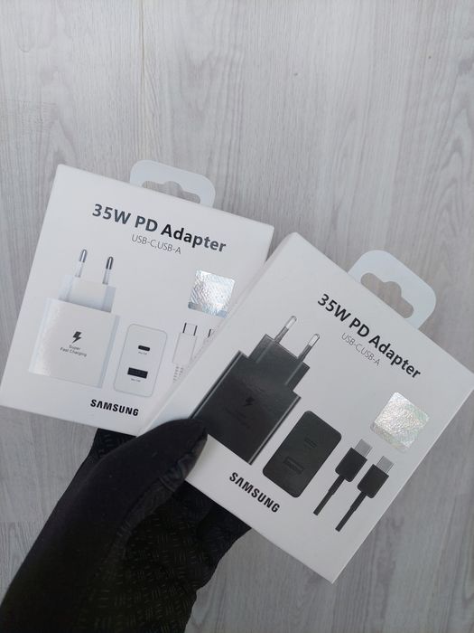 Зарядний пристрій із швидкою зарядкою Samsung 35W  USB+ USB-C
