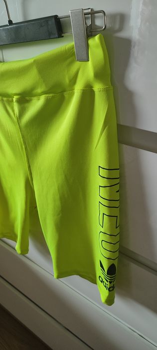 Hit Adidas biker spodenki kolarki neon r. L/XL