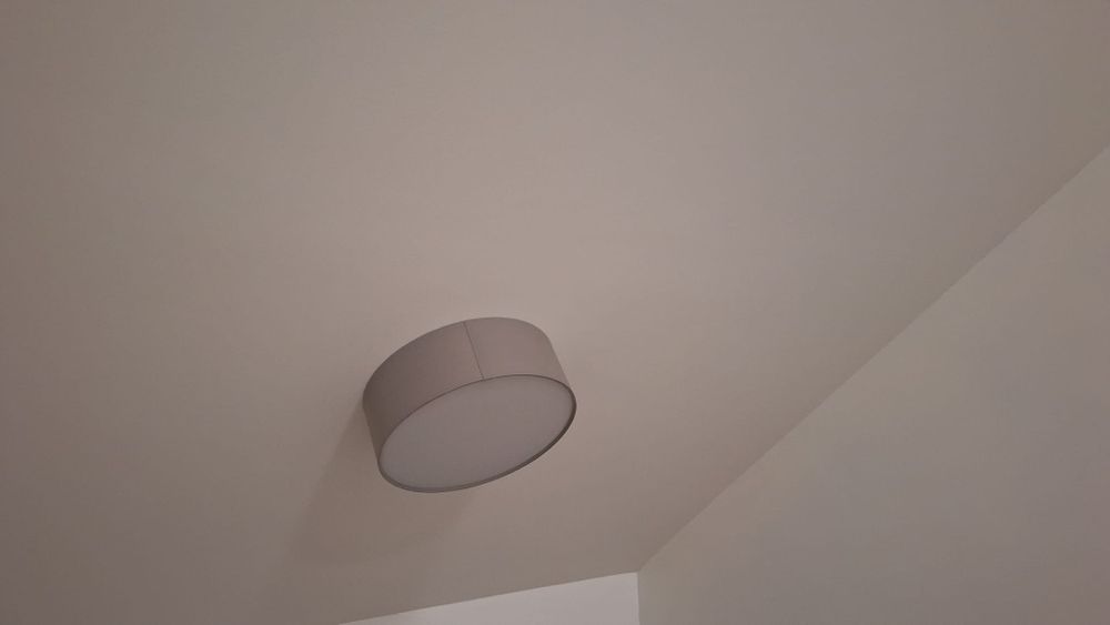 Plafon sufitowy ścienny szary