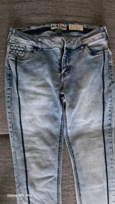 Denim spodnie jeansy damskie 40