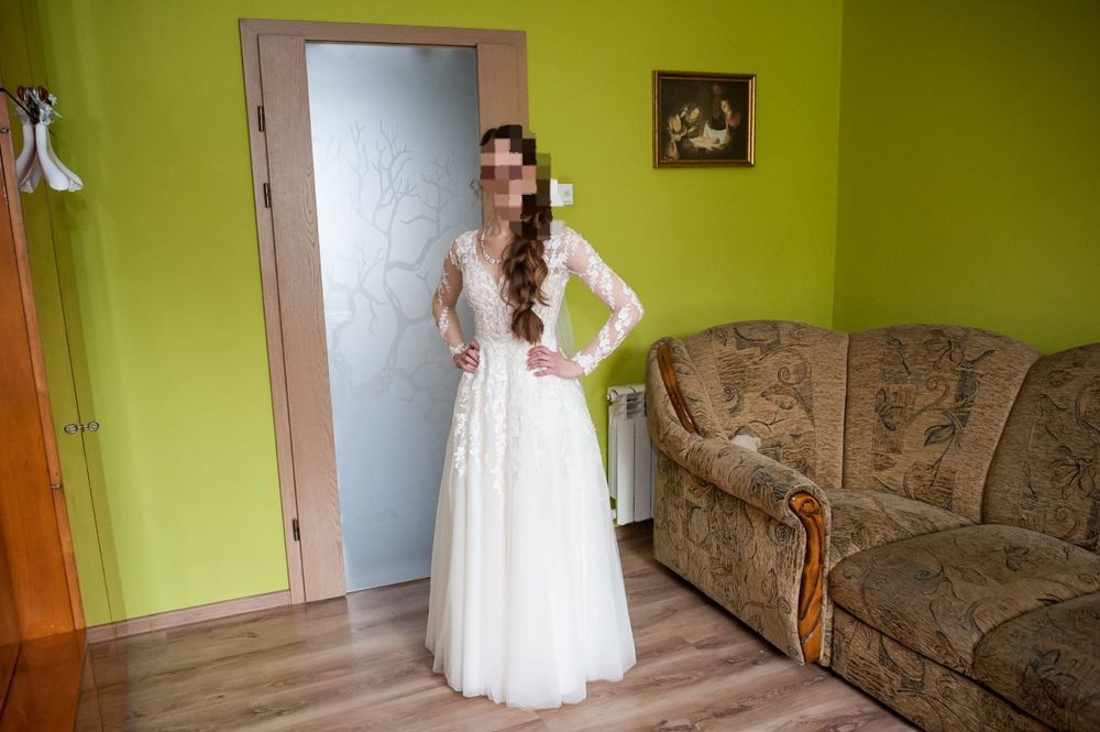 Przepiękna suknia ślubna firmy Agnes, rozm. XS