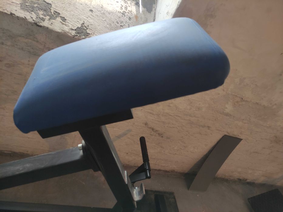 Ławka na plecy przyciąganie końca sztangi z podporą SZULTKA T-bar