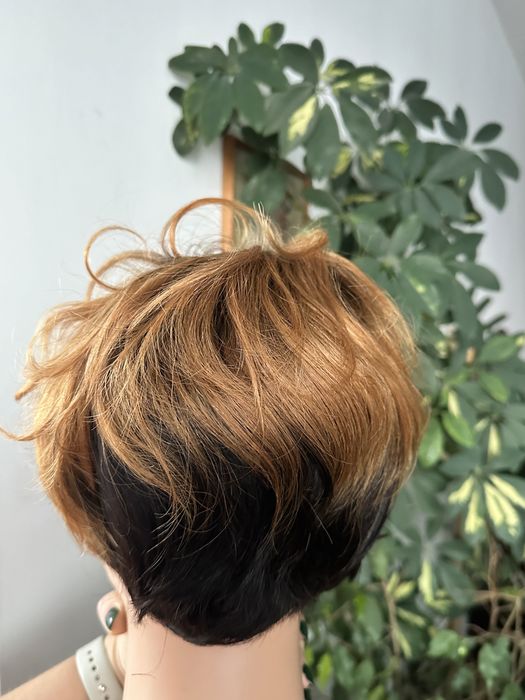 PROMOCJA Krotka peruka 100% wlosy naturalne