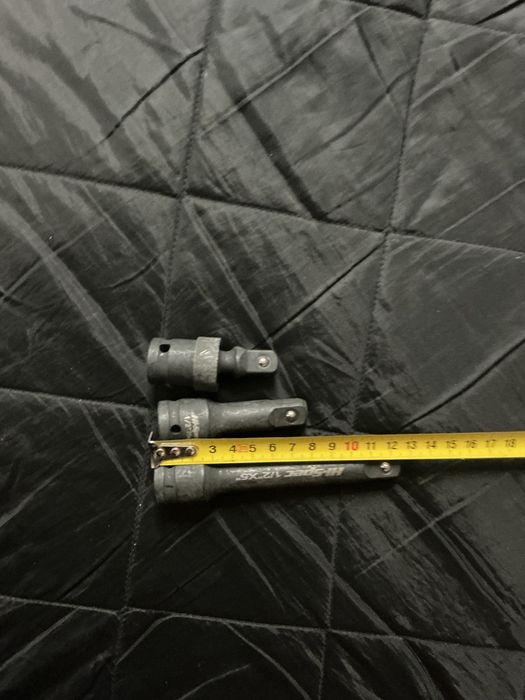 Набор ударных удлинителей 1/2" Hi-Spec + кардан (3 предмета) / Удлинители для гайковерта