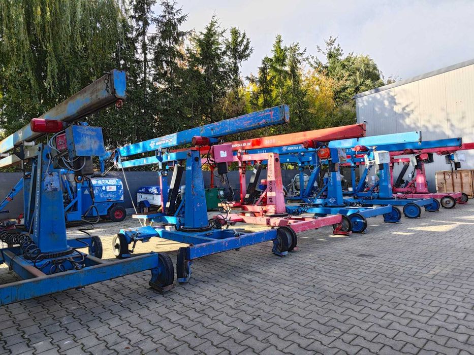 Dźwig Steinweg Bocker MK-300/5 Minikran żuraw wciągarka silki bloczków