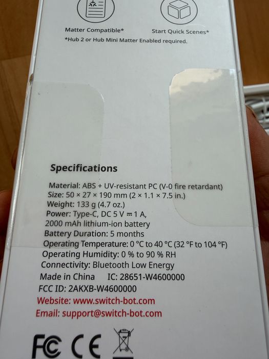 Універсальний пульт SwitchBot Universal Remote + Hub Mini (Matter)