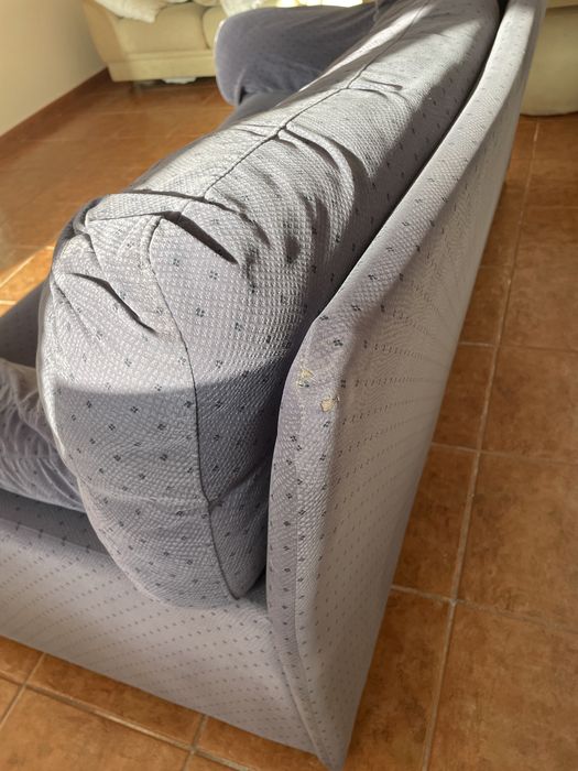 Sofa 3 Lugares Azul