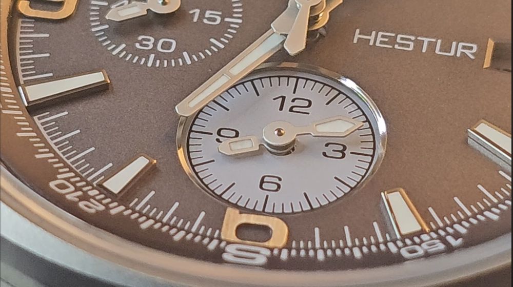Hestur HT8008 45мм сонячний хронограф будильник зелений