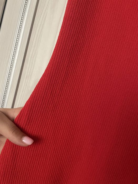 Вязане плаття максі