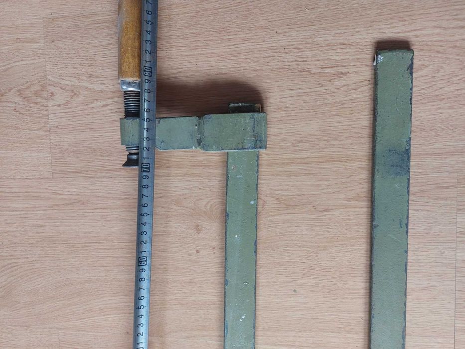 Ścisk stolarski stary solidny PRL 70 cm
