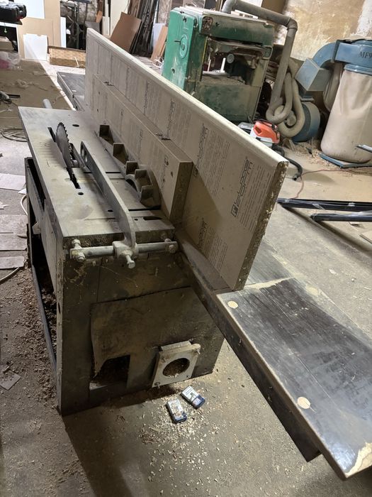 Фуганок-циркулярка промислова, столи 2540 мм, ножі 250 мм