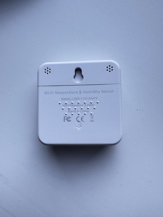 Wi-Fi датчик температури та вологості Tuya, SmartLife з РК дисплеєм