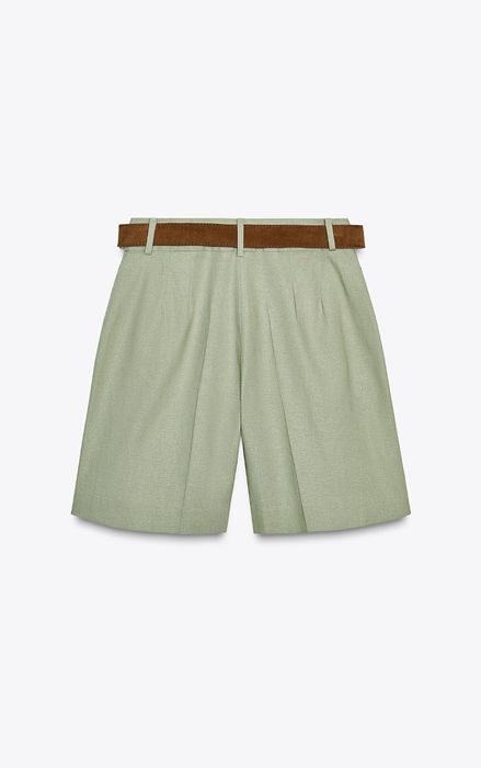 Шорти-бермуди Zara льон