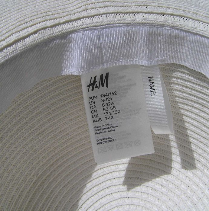 kapelusz na lato firmy H&M