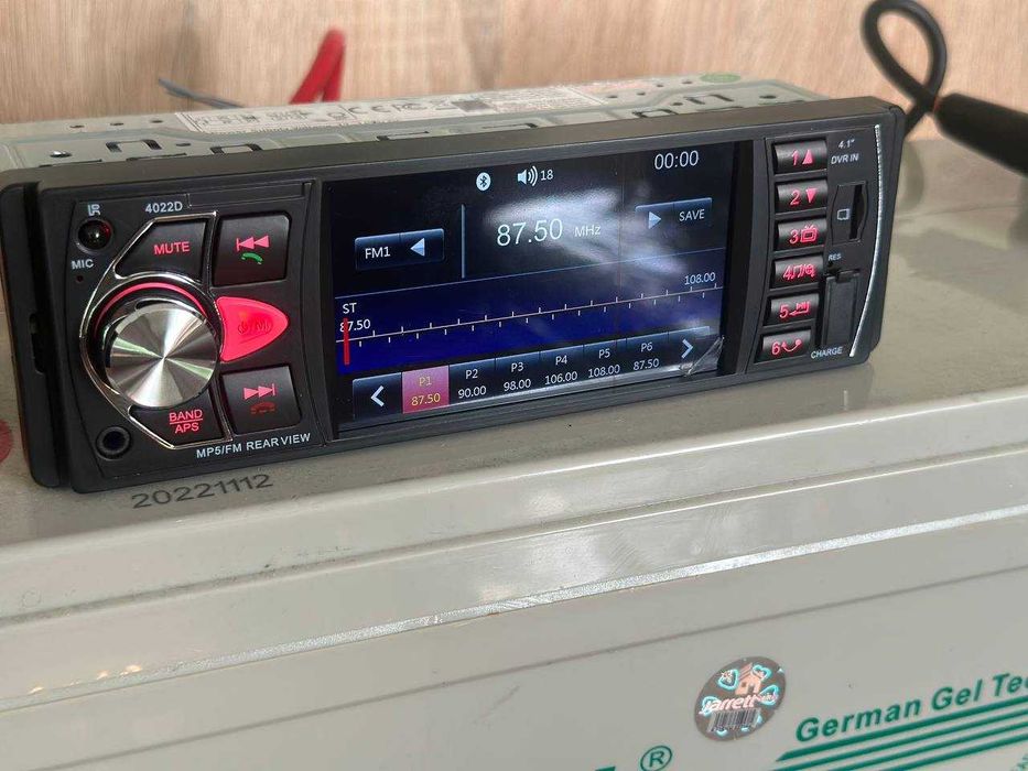 ‼️ Магнитола Pioneer 1Din сенсорная 4.1". Автомагнитола Пионер 4х80w