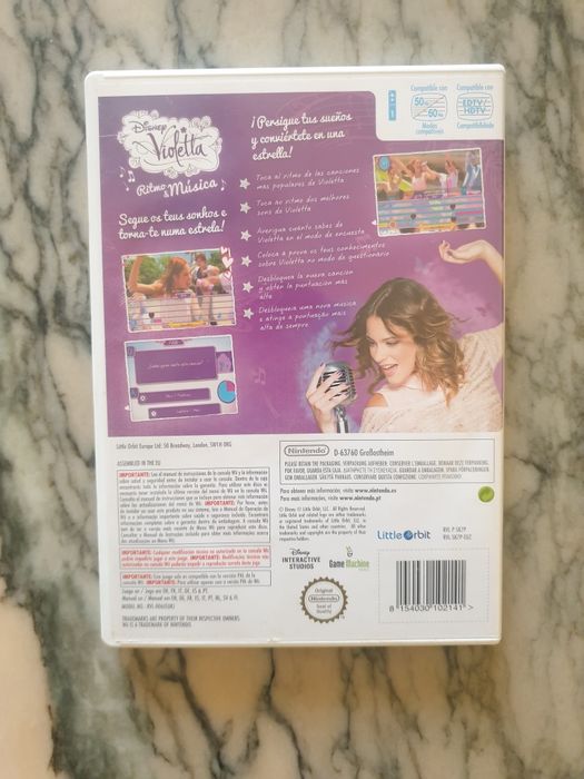 Wii - Jogo "Violetta - Ritmo e Música"