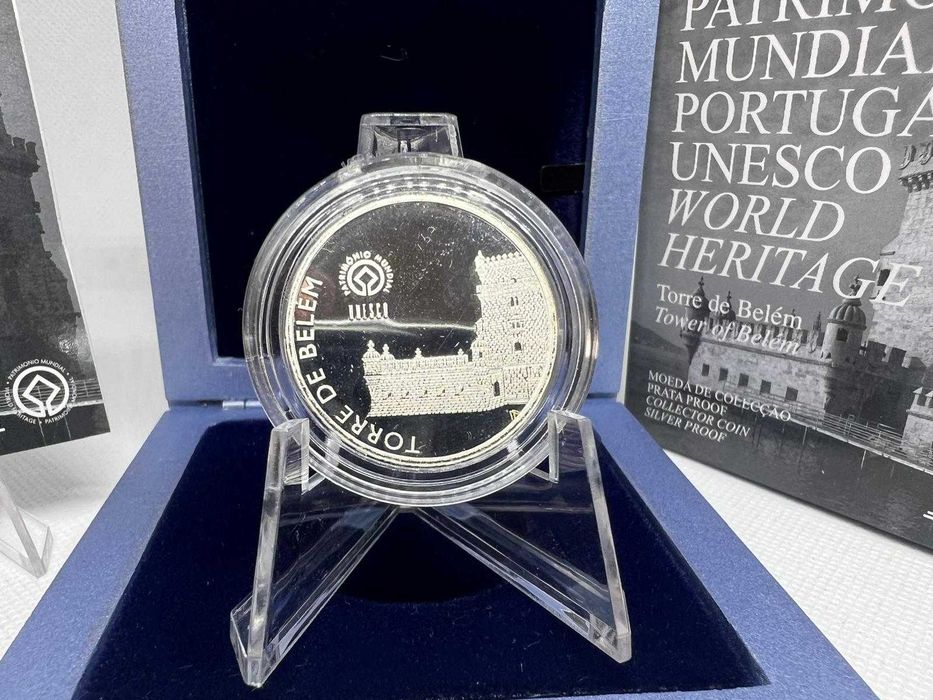 Portugal 2009 - Estojo 2,5 Euros Prata Proof Património Mundial da Unesco - Torre de Belém