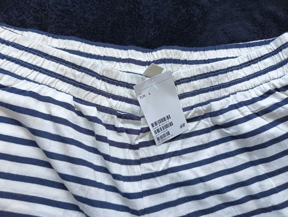 H&M szorty w paski NOWE  r.L
