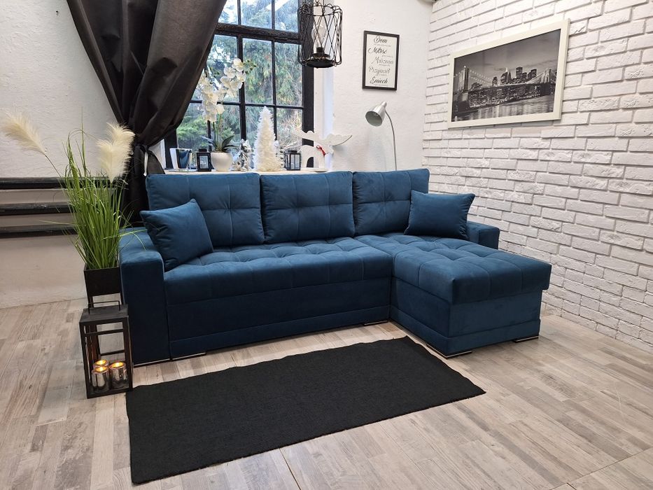 Narożnik Kleopatra, sprężyny welur