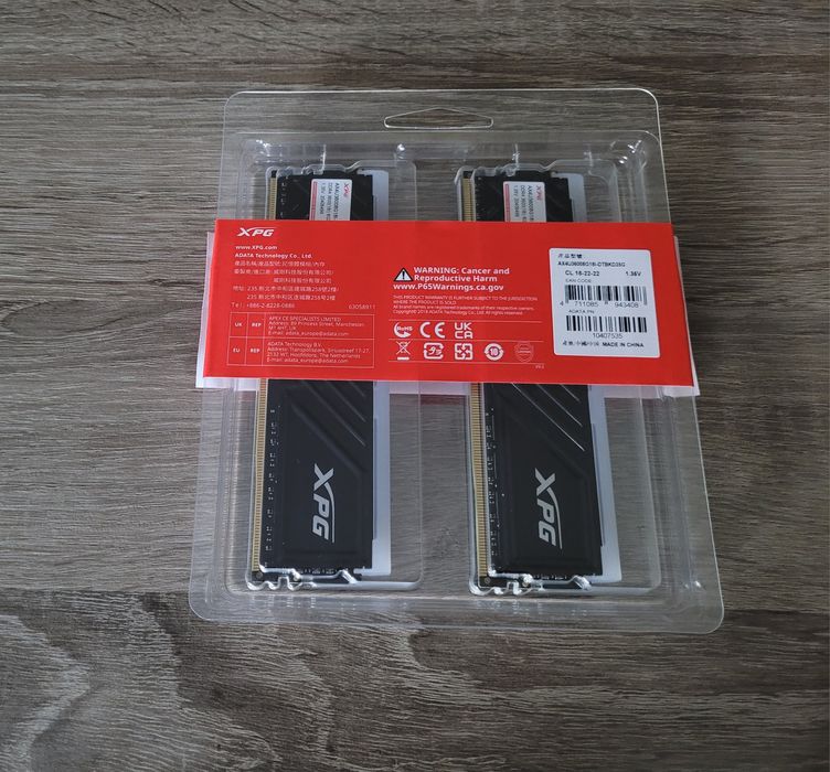 ADATA DDR4 16GB (2x8GB) 3600MHz CL18 XPG Spectrix D35G RGB Black