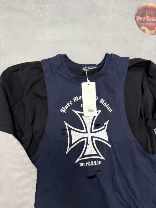 лонгслив Grailz Project GR cross longsleeve balenciaga vetements