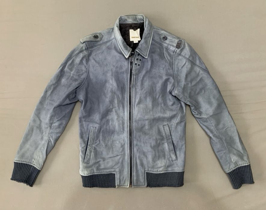 Чоловіча шкіряна куртка Diesel, розмір M