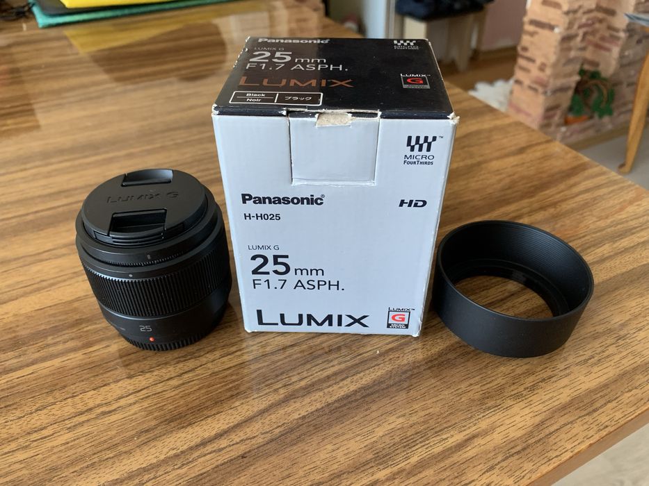 Обʼєктив Panasonic Lumix G 25mm f/1.7 ASPH (стан нового)