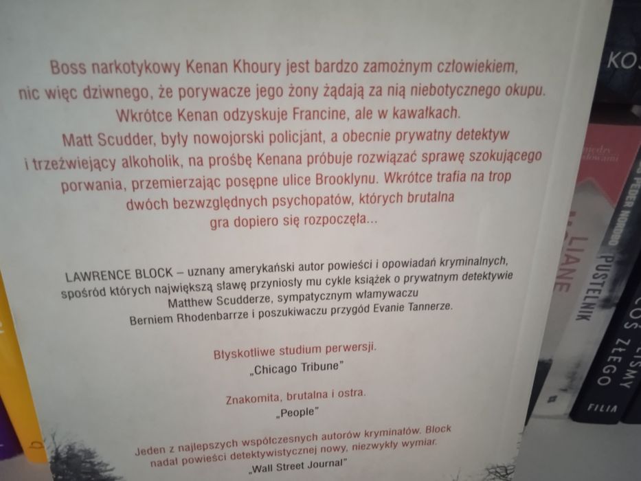 Lawrence Block Krocząc wśród cieni