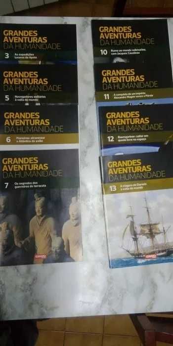 Coleção incompleta "Grandes Aventuras da Humanidade"