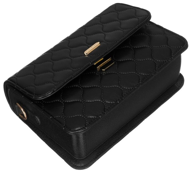 elegancka, pikowana listonoszka crossbody - david jones