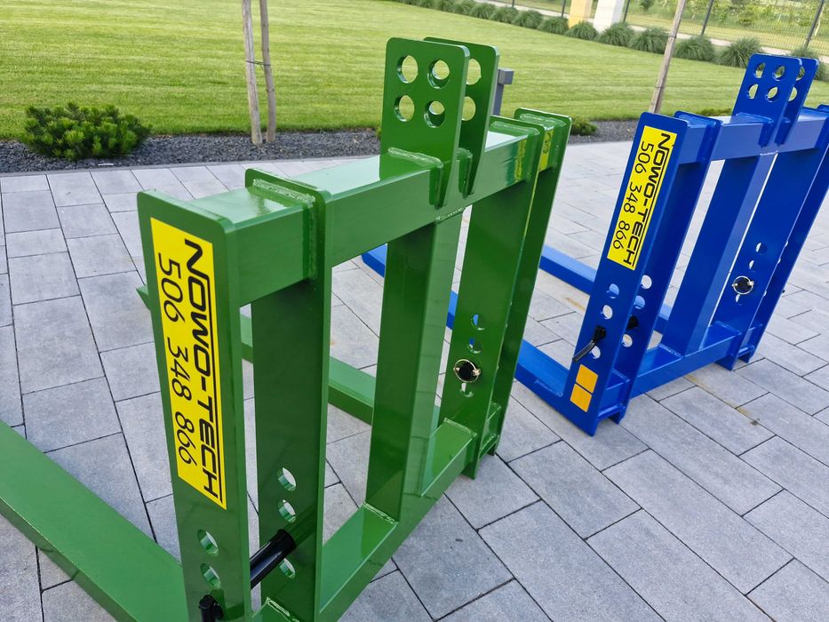 paleciak na tył ciągnika, widły do palet, 4 uchwyty mocujące, nowość