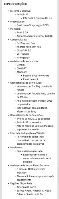 Streamer Ottocast P3 Pro Novo