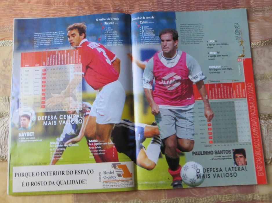 Revista Jogo Estrelas Atletismo - Fernanda Ribeira e Manuela Machado