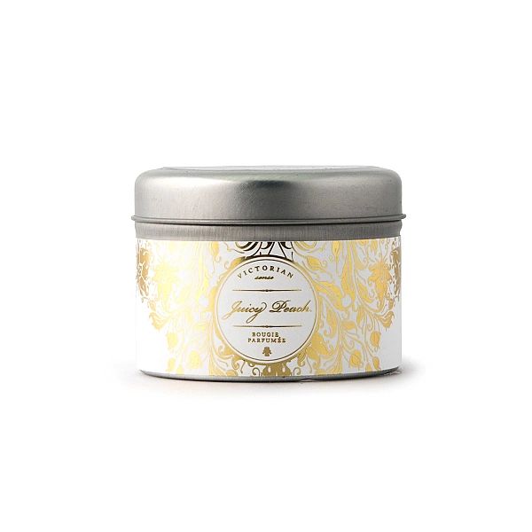 Świeca zapachowa Victorian Juicy Peach: brzoskwinia i truskawka, do 12