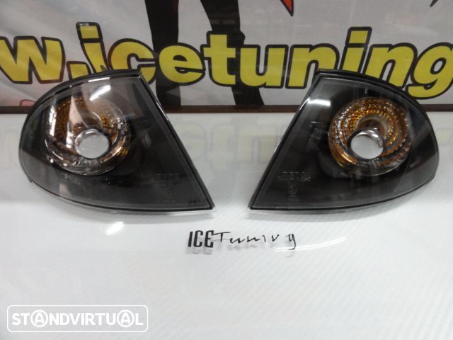 Pisca frontal BMW E46 limo / touring 4p 98-01 Fundo Preto