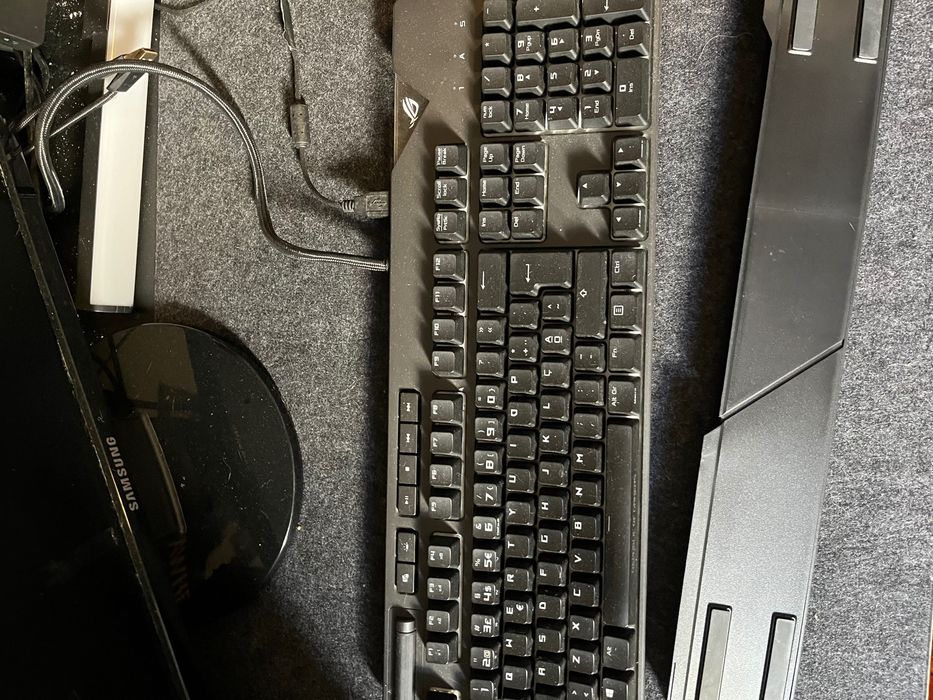 asus rog strix flare teclado gaming