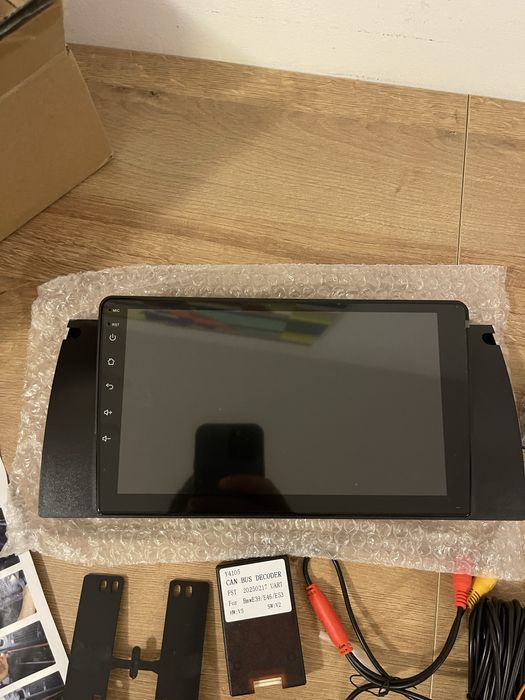 Nowe radio Android BMW E39 od 1999 komplet + kamera cofania