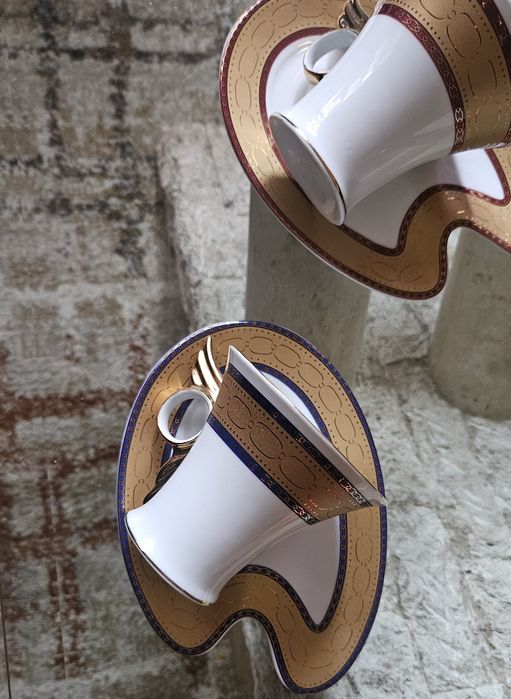 Chávenas em porcelana