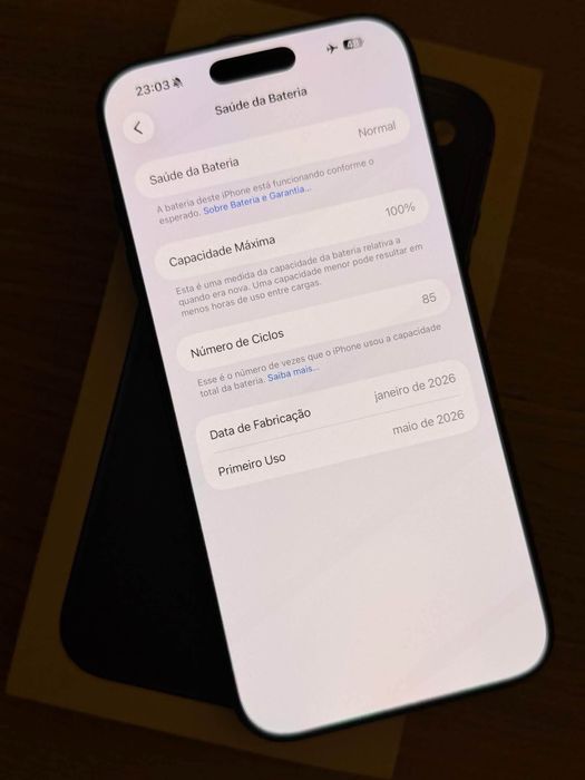 Iphone 17 pro max 256GB Azul Escuro
