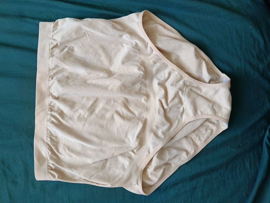 Majtki ciążowe beżowe i czarne